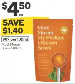 Woolworths Matt Moran Stock offer