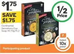 Woolworths Continental Sensations Cup Soup Pk 2 offer