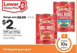 Woolworths Heinz Condensed Soup offer