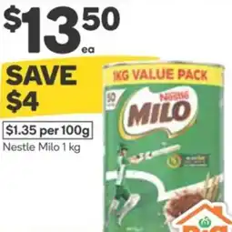 Woolworths Nestle Milo offer