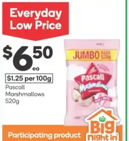 Woolworths Pascall Marshmallows offer