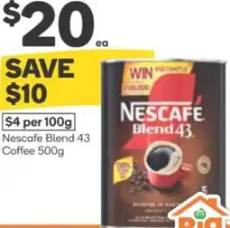 Woolworths Nescafe Blend 43 Coffee offer