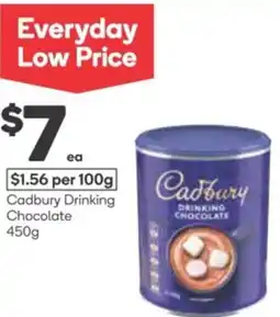 Woolworths Cadbury Drinking Chocolate offer