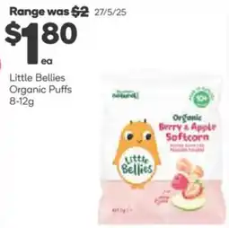 Woolworths Little Bellies Organic Puffs offer