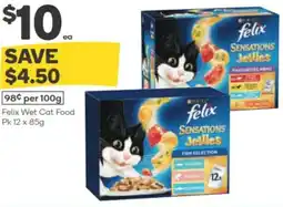 Woolworths Felix Wet Cat Food Pk offer