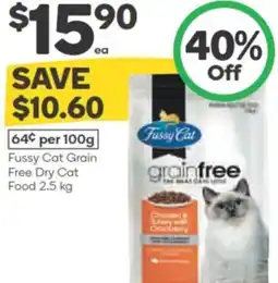 Woolworths Fussy Cat Grain Free Dry Cat Food offer