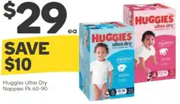 Woolworths Huggies Ultra Dry Nappies offer