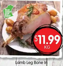Spudshed Lamb Leg Bone In offer