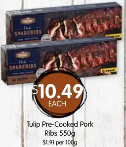 Spudshed Tulip Pre-Cooked Pork Ribs offer