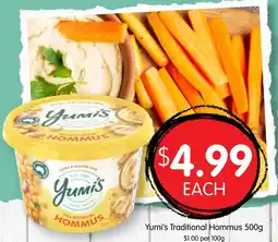 Spudshed Yumi's Traditional Hommus offer