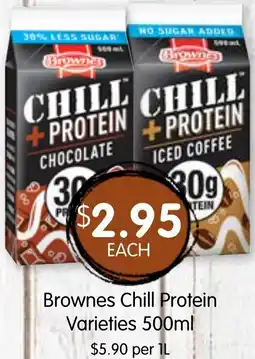 Spudshed Brownes Chill Protein Varieties offer