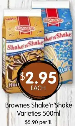 Spudshed Brownes Shake'n'Shake Varieties offer