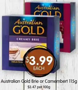 Spudshed Australian Gold Brie or Camembert offer