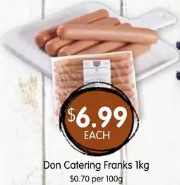Spudshed Don Catering Franks offer