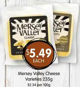 Spudshed Mersey Valley Cheese Varieties offer