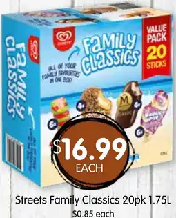 Spudshed Streets Family Classics offer
