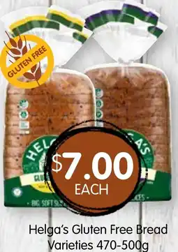 Spudshed Helga's Gluten Free Bread Varieties offer