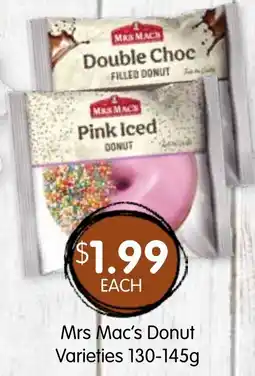 Spudshed Mrs Mac's Donut Varieties offer