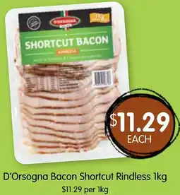 Spudshed D'Orsogna Bacon Shortcut Rindless offer