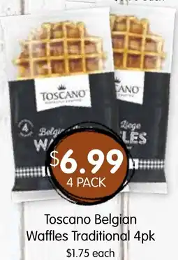 Spudshed Toscano Belgian Waffles Traditional offer