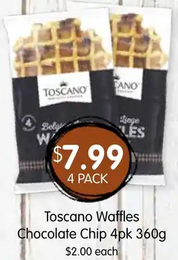 Spudshed Toscano Waffles Chocolate Chip offer