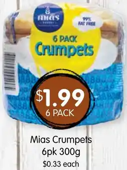 Spudshed Mias Crumpets offer