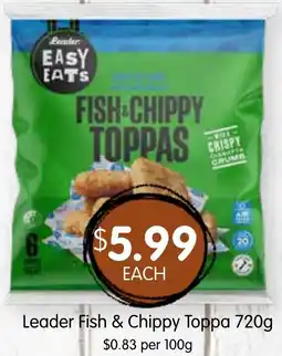 Spudshed Leader Fish & Chippy Toppa offer