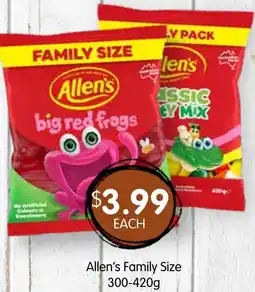 Spudshed Allen's Family Size offer