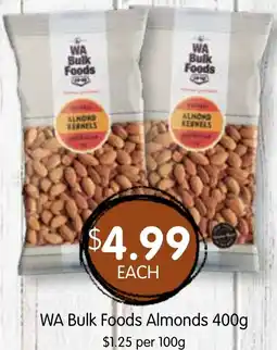 Spudshed WA Bulk Foods Almonds offer