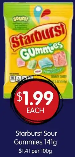 Spudshed Starburst Sour Gummies offer