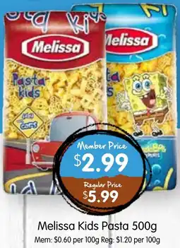Spudshed Melissa Kids Pasta offer