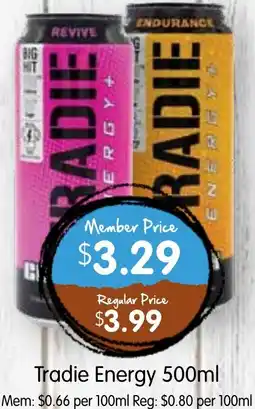 Spudshed Tradie Energy offer