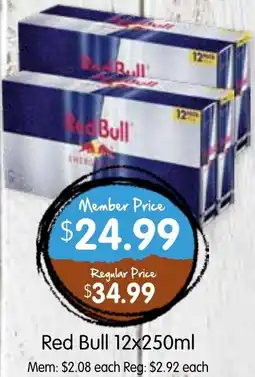 Spudshed Red Bull offer