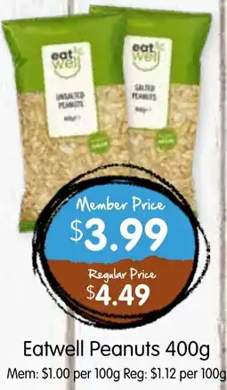Spudshed Eatwell Peanuts offer