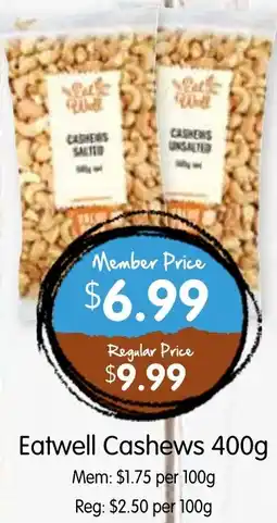 Spudshed Eatwell Cashews offer