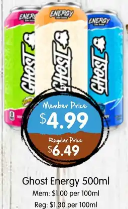 Spudshed Ghost Energy offer