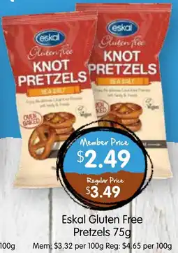 Spudshed Eskal Gluten Free Pretzels offer