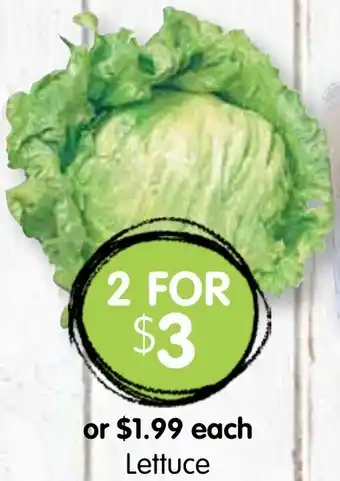 Spudshed Lettuce offer