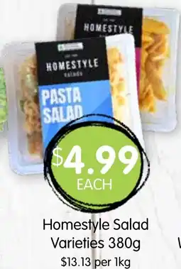 Spudshed Homestyle Salad Varieties offer