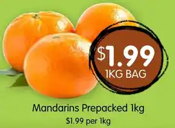 Spudshed Mandarins Prepacked offer