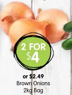 Spudshed Brown Onions offer