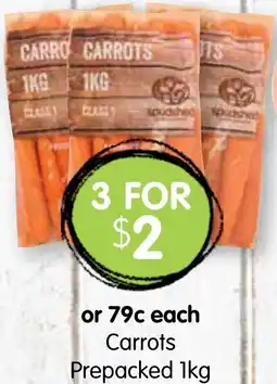 Spudshed Carrots Prepacked offer