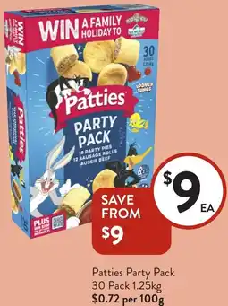 Foodworks Patties Party Pack offer