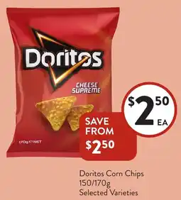 Foodworks Doritos Corn Chips offer
