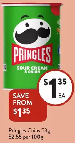 Foodworks Pringles Chips offer