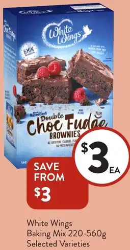Foodworks White Wings Baking Mix offer