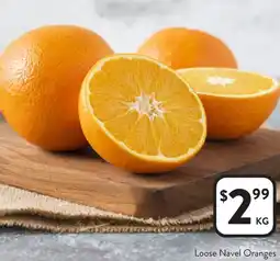 Foodworks Loose Navel Oranges offer