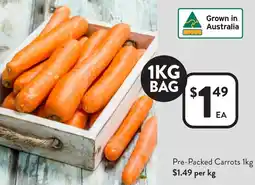 Foodworks Pre-Packed Carrots offer