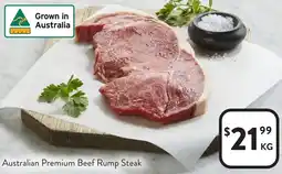Foodworks Australian Premium Beef Rump Steak offer