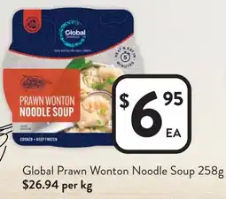 Foodworks Global Prawn Wonton Noodle Soup offer